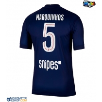 Moški Nogometni dresi Paris Saint-Germain Marquinhos #5 Domači 2025-26 Kratek Rokav